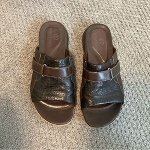 Cole Haan Men Leather Sandals, Size 8.